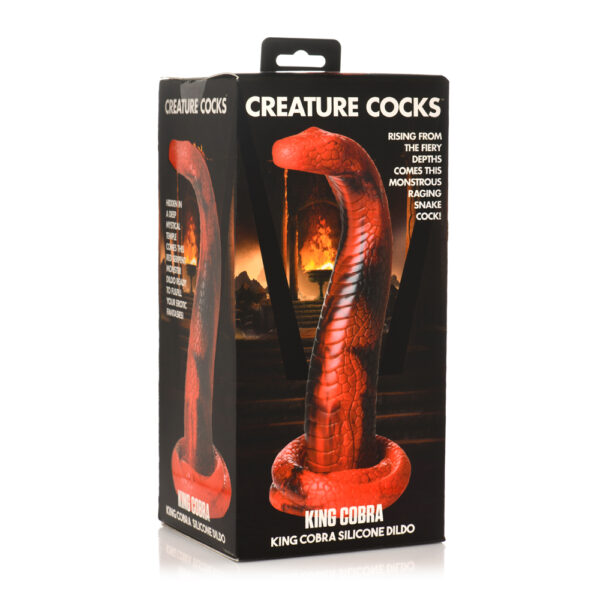 848518052087 Creature Cocks King Cobra Silicone Dildo