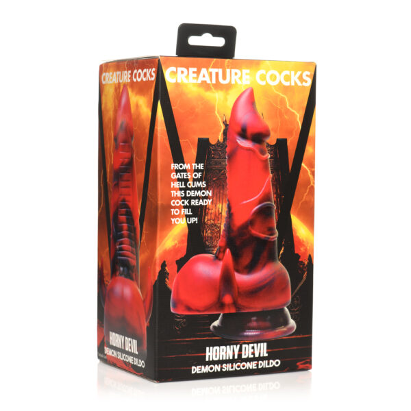 848518052988 Creature Cocks Horny Devil Demon Silicone Dildo