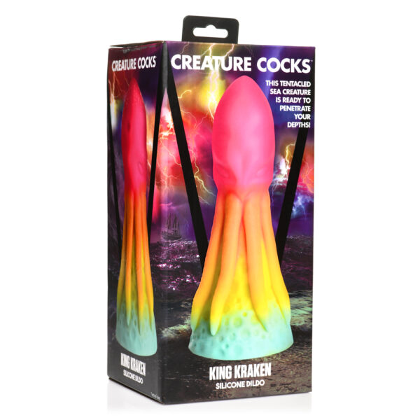 848518053190 Creature Cocks King Kraken Silicone Dildo