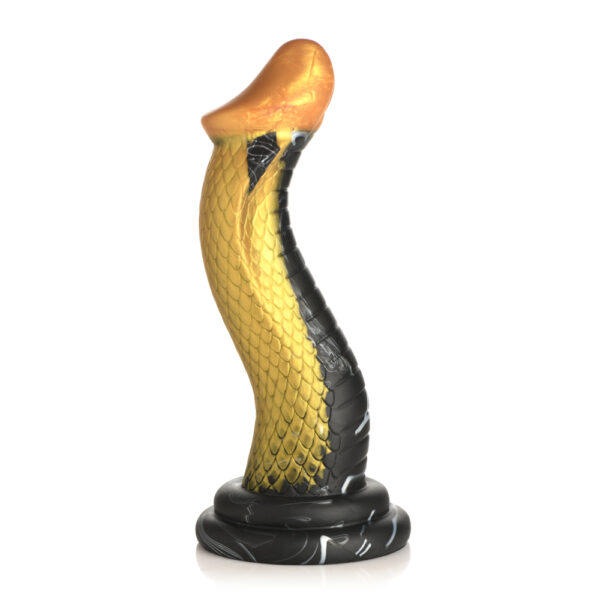 848518053220 2 Creature Cocks Golden Snake Silicone Dildo