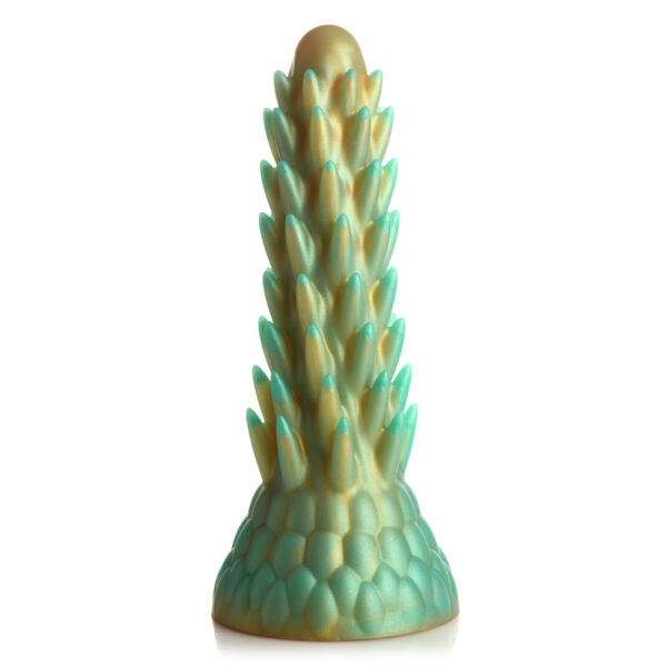 848518053282 2 Creature Cocks Stegosaurus Spiky Reptile Silicone Dildo