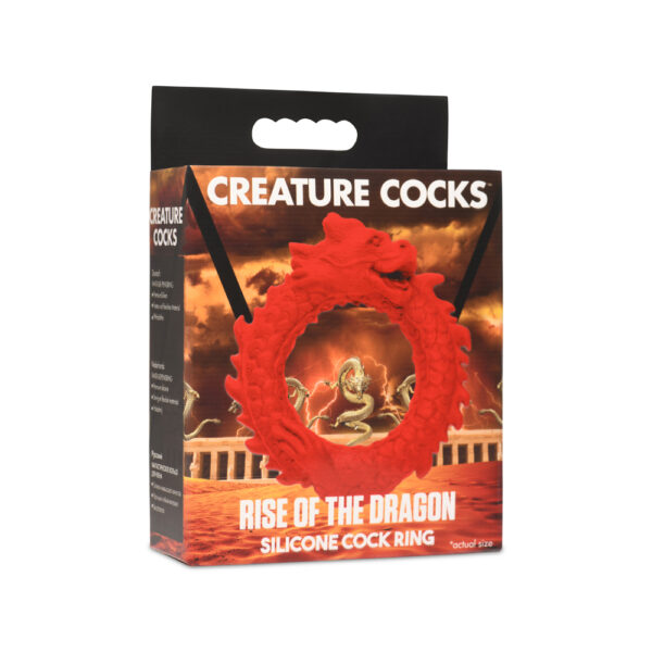 848518053305 Creature Cocks Rise Of The Dragon Silicone Cock Ring