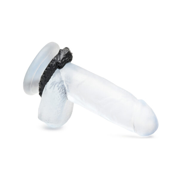 848518053312 3 Creature Cocks Black Caiman Silicone Cock Ring