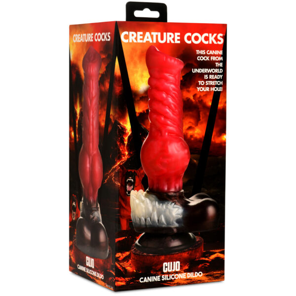 848518053473 Creature Cocks Cujo Canine Silicone Dildo