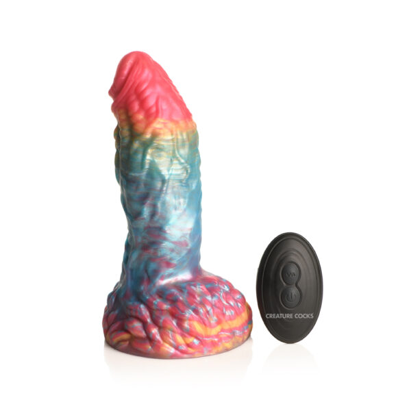 848518054319 2 Creature Cocks Rainbow Phoenix Vibrating Dildo