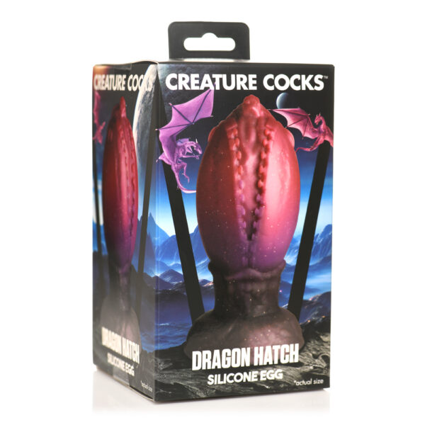 848518054333 Creature Cocks Dragon Hatch Silicone Egg