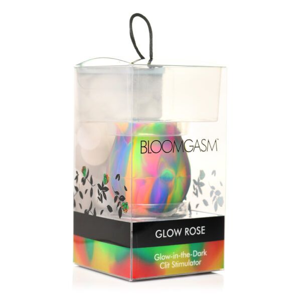 848518055118 Bloomgasm Glow Rose Glow-In-The-Dark Rose Clit Stimulator