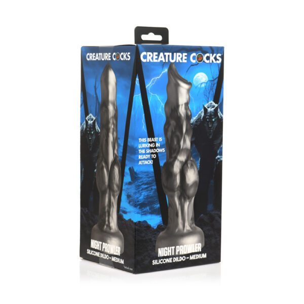 848518055187 Creature Cocks Night Prowler Silicone Dildo Medium