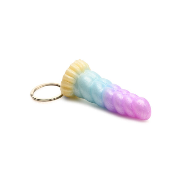 848518055569 Creature Cocks Mystique Unicorn Silicone Key Chain