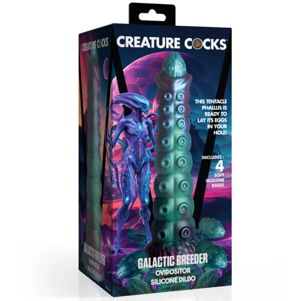 848518055774 Creature Cocks Galactic Breeder Ovipositor Dildo