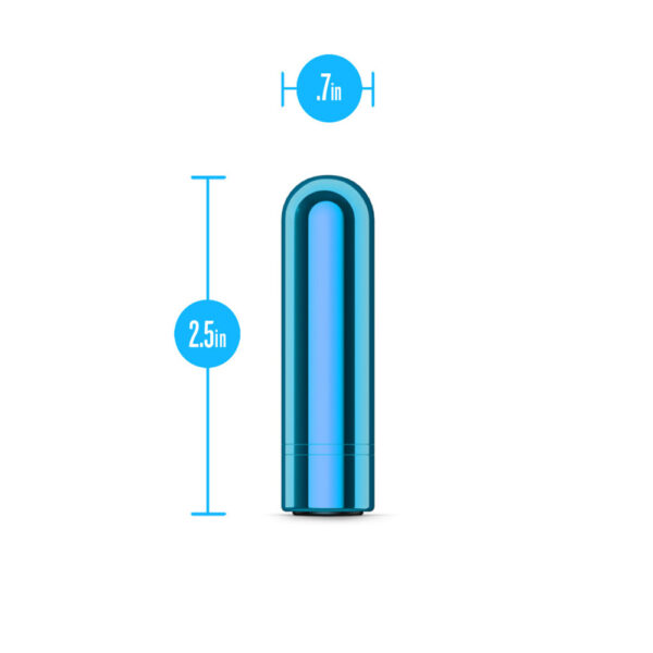 850002870558 3 Kool Vibes Rechargeable Mini Bullet Blueberry