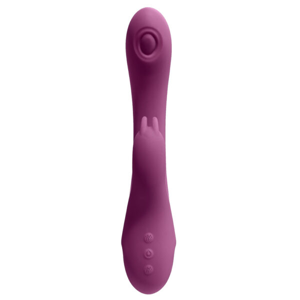 850013016587 3 Pro Sensual Series Magnetic Pulsation And Air Pulsation G Spot Rabbit Plum