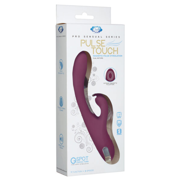 850013016587 Pro Sensual Series Magnetic Pulsation And Air Pulsation G Spot Rabbit Plum