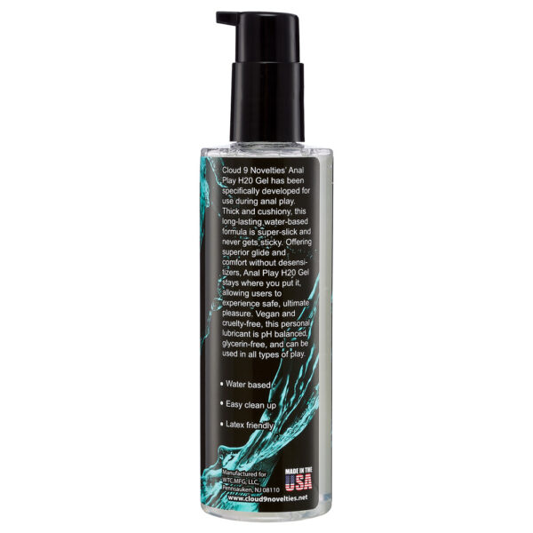 850013016853 2 Cloud 9 H2O Anal Play Gel 8 Oz.