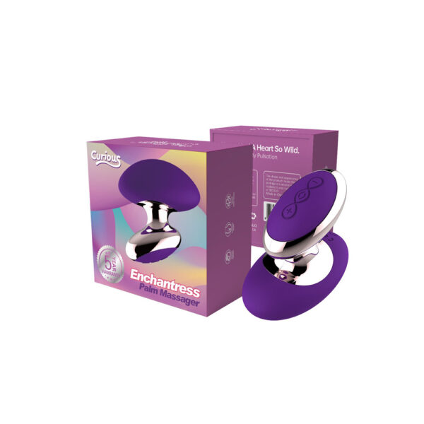 850017269330 Curious Enchantress External Palm Massager Purple