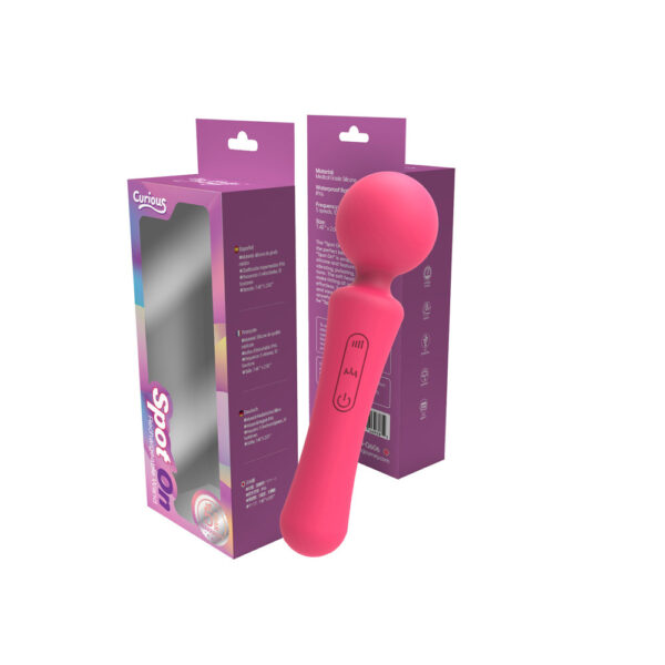 850017269385 Curious Spot On Rechargeable Wand Pink