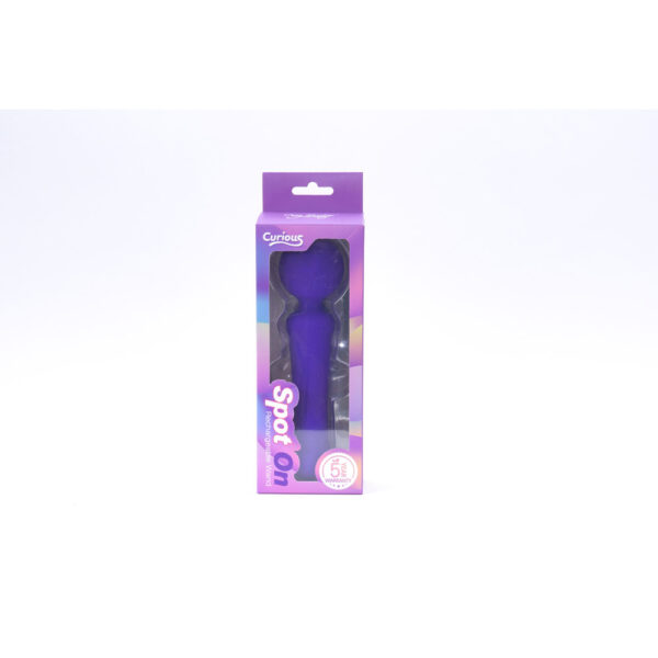 850017269538 3 Curious Spot On Rechargeable Wand Purple