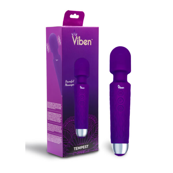 850018691048 Viben Tempest Wand Massager Violet