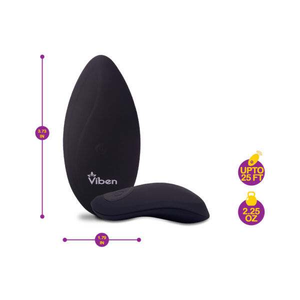 850018691079 3 Viben Racy Wearable Panty Vibe Black