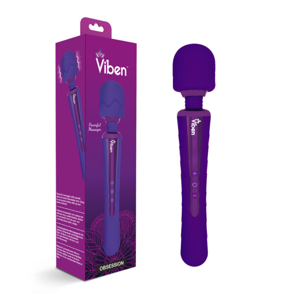 850018691130 Viben Obsession Wand Massager Violet