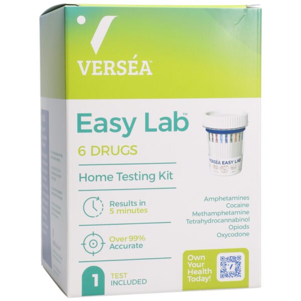 850041338057 Versea Easy Lab 6-Panel Drugs Of Abuse Cup Test - 1 Test Pack