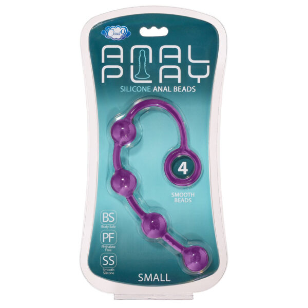 850047085061 Cloud 9 Silicone Anal Bead Small Plum