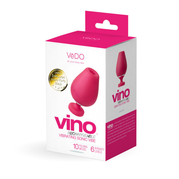 850052871079 Vino Rechargeable Vibrating Sonic Vibe Pink