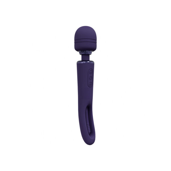 8714273051837 2 Vive Kiku Double Wand With G-Spot Flapping Purple