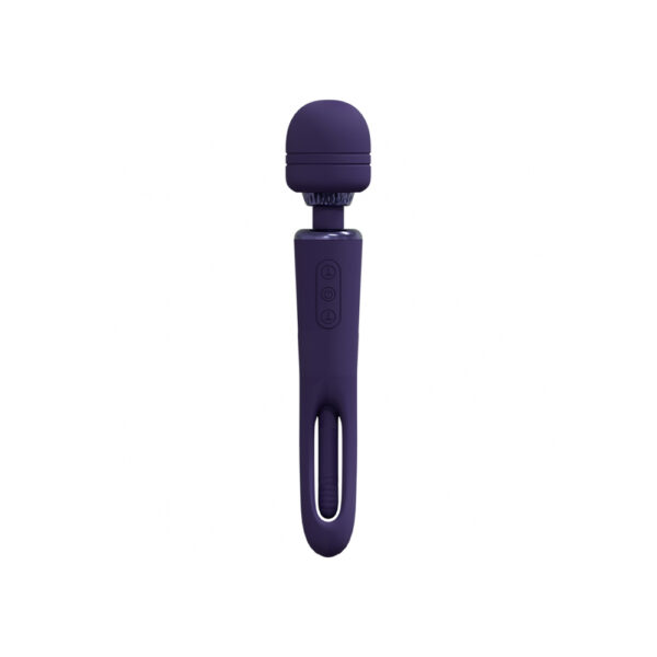 8714273051837 3 Vive Kiku Double Wand With G-Spot Flapping Purple