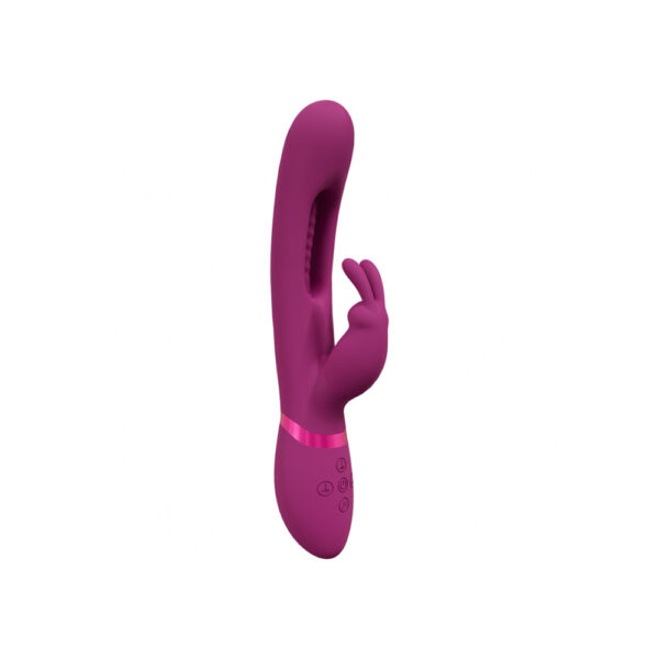 8714273051844 2 Vive Mika Triple Rabbit With G-Spot Flapping Pink