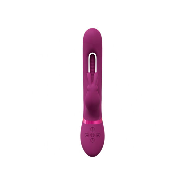 8714273051844 3 Vive Mika Triple Rabbit With G-Spot Flapping Pink