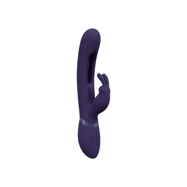 8714273051851 2 Vive Mika Triple Rabbit With G-Spot Flapping Purple