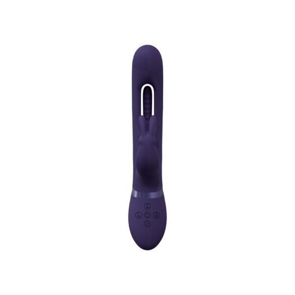 8714273051851 3 Vive Mika Triple Rabbit With G-Spot Flapping Purple