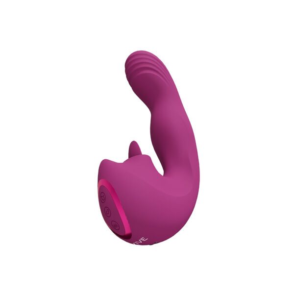 8714273051882 2 Vive Yumi Triple G-Spot Finger Motion Vibrator Pink