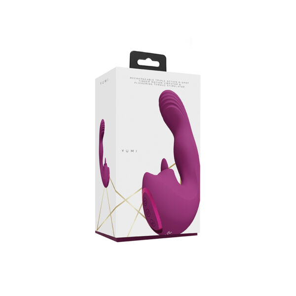 8714273051882 Vive Yumi Triple G-Spot Finger Motion Vibrator Pink