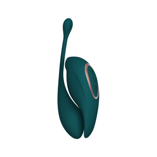 8714273051943 2 Twitch 2 Rechargeable Suction & Flapping Vibrator With Remote Control Vibrating Egg Forest Green