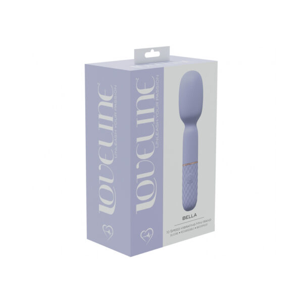 8714273052117 Bella 10 Speed Vibrating Mini-Wand Silicone Rechargeable Waterproof Lavender