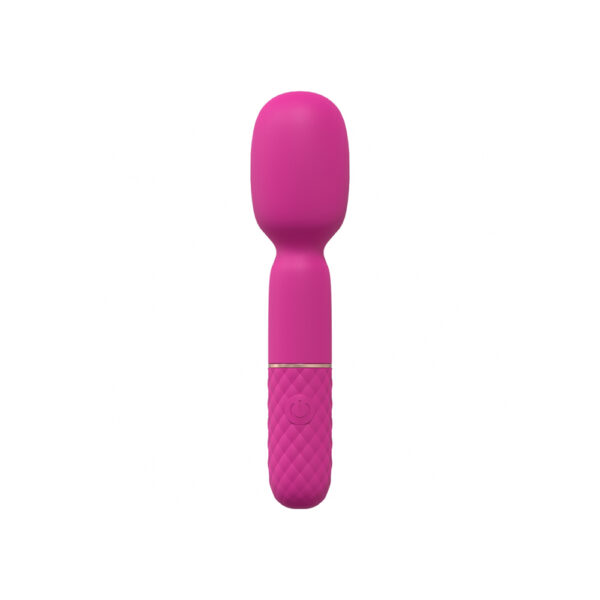 8714273052124 2 Bella 10 Speed Vibrating Mini-Wand Silicone Rechargeable Waterproof Pink