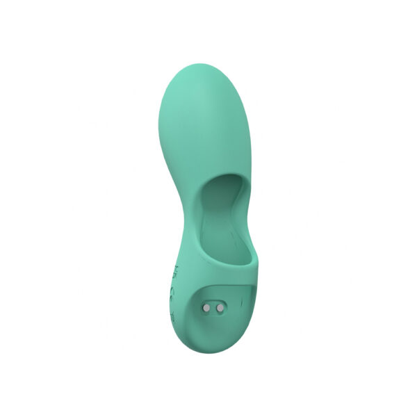 8714273052261 2 Joy 10 Speed Finger Vibe Silicone Rechargeable Waterproof Green