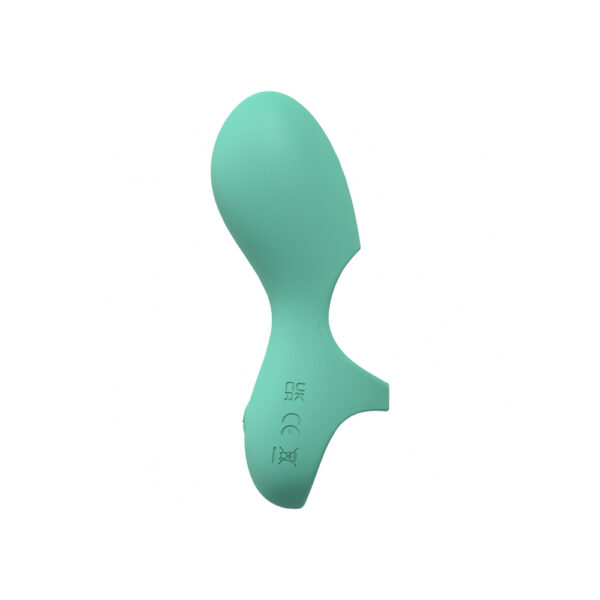 8714273052261 3 Joy 10 Speed Finger Vibe Silicone Rechargeable Waterproof Green