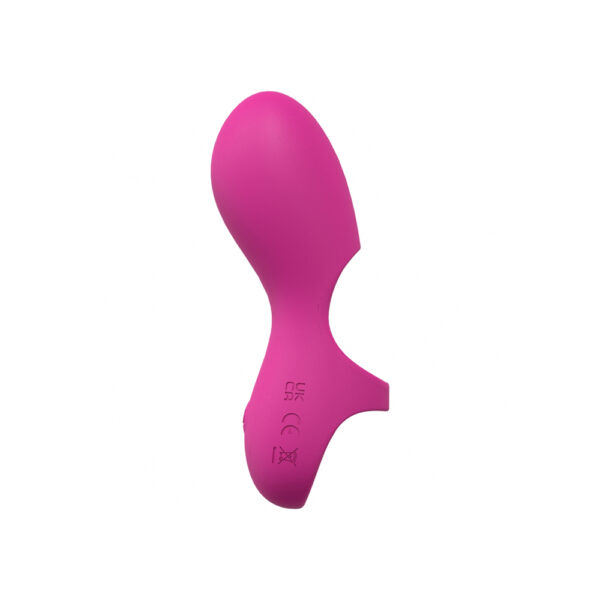 8714273052285 3 Joy 10 Speed Finger Vibe Silicone Rechargeable Waterproof Pink