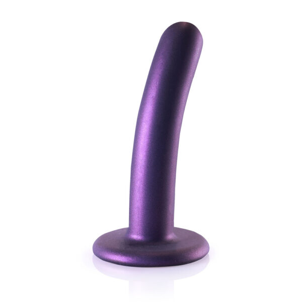 8714273493705 2 Smooth Silicone G-Spot Dildo 5" Metallic Purple