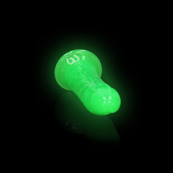 8714273519948 2 Realrock Glow In The Dark Slim Dildo 7'' Neon Green