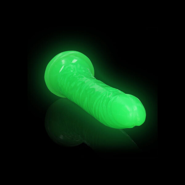 8714273520067 2 Realrock Glow In The Dark Slim Dildo 10'' Neon Green