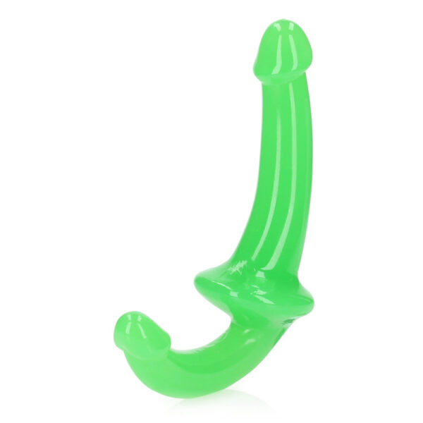 8714273520142 Realrock Glow In The Dark Strapless Strap-On 6'' Neon Green