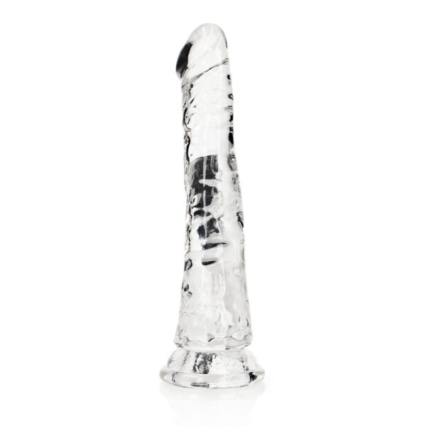 8714273520173 Realrock Crystal Clear Slim Dildo 6'' Transparent