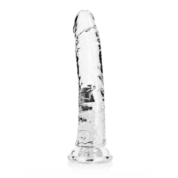 8714273520197 Realrock Crystal Clear Slim Dildo 8'' Transparent