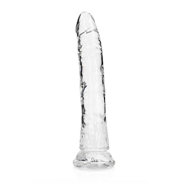 8714273520227 Realrock Crystal Clear Slim Dildo 11'' Transparent