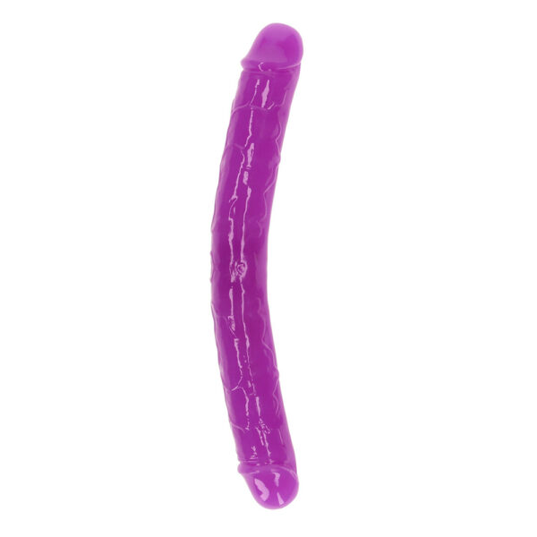 8714273520265 Realrock Glow In The Dark Double Dong 12'' Neon Purple