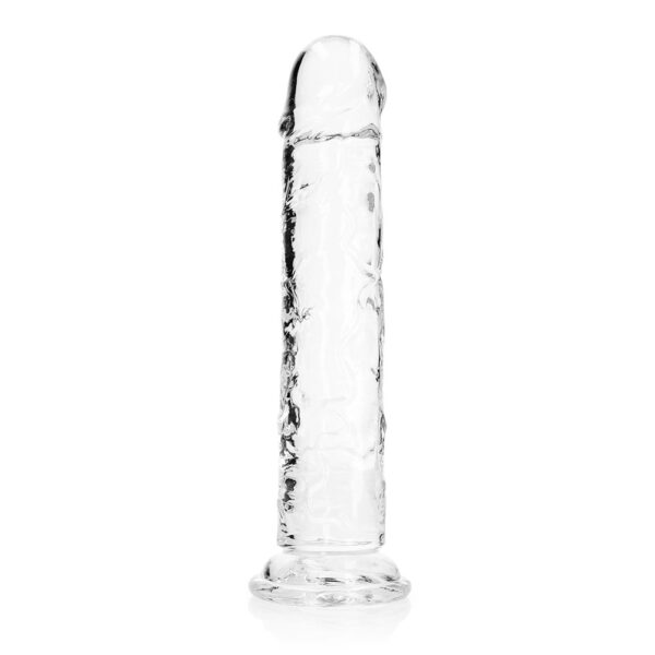 8714273520647 Realrock Crystal Clear Straight Realistic Dildo With Suction Cup 11'' Transparent